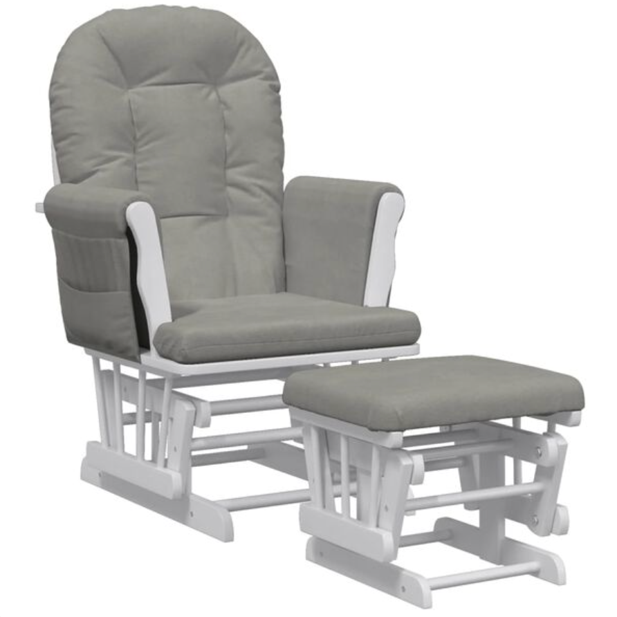 Rocking Chair FUNA avec repose-pied