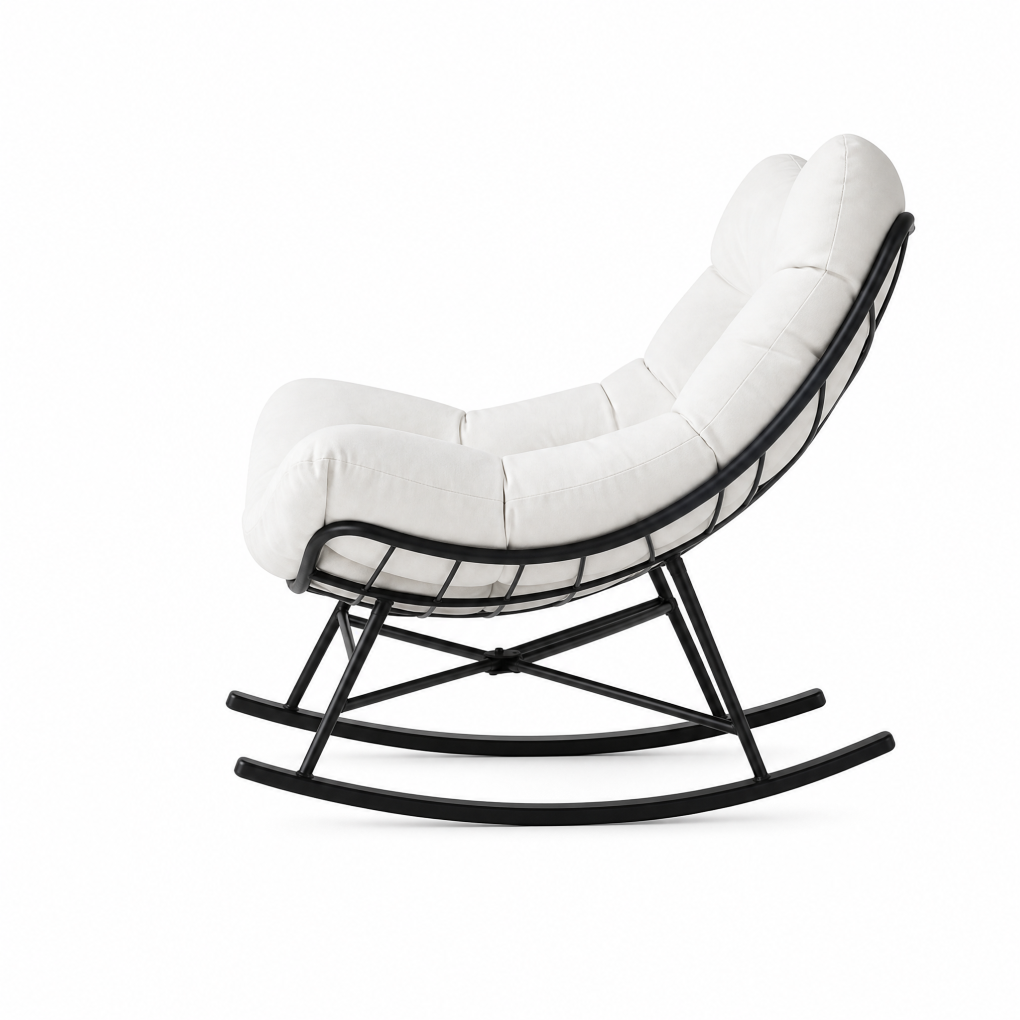 Rocking Chair ORSO en acier