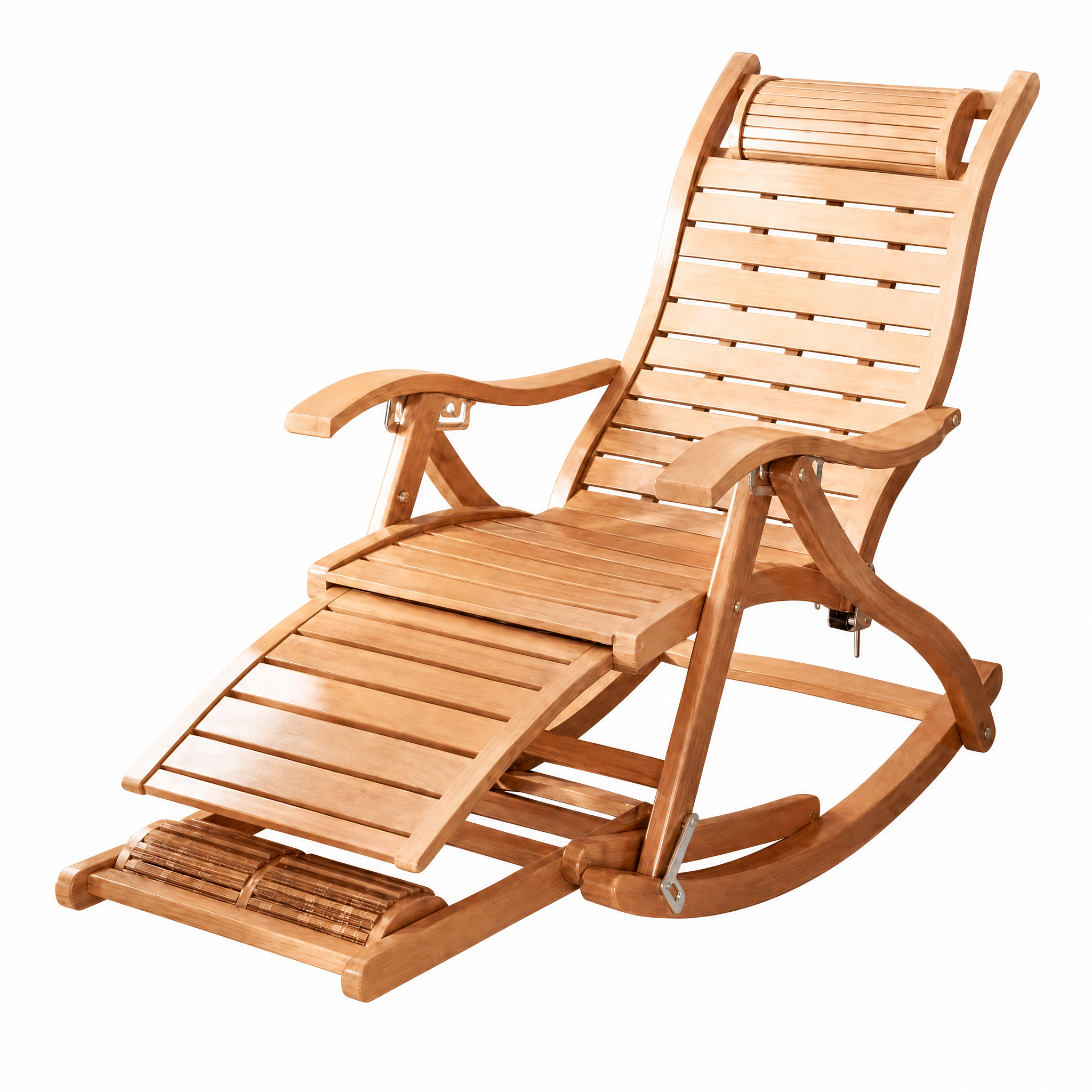 Rocking Chair TAKU en bambou ciré