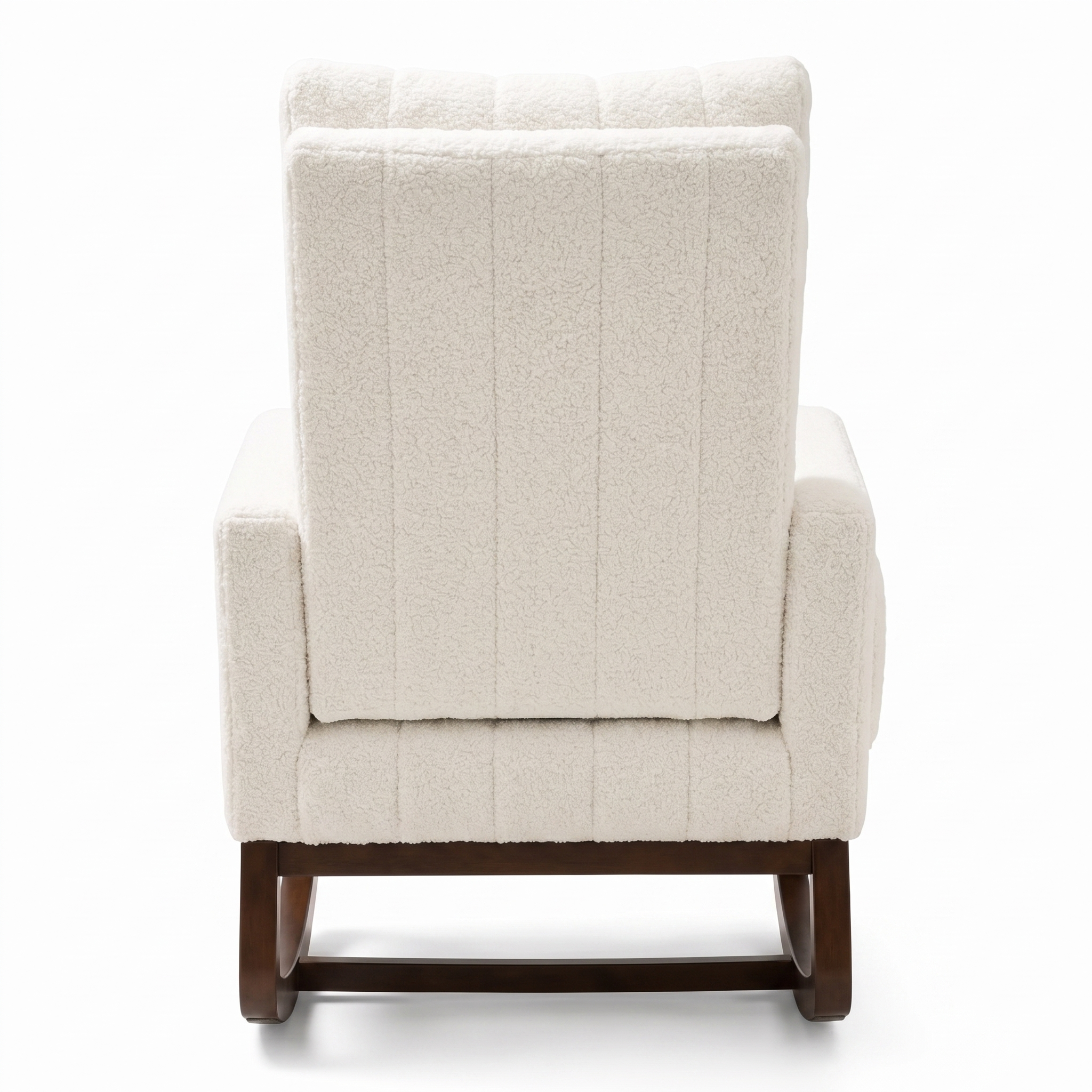 LOLA - Rocking chair flanelle neige