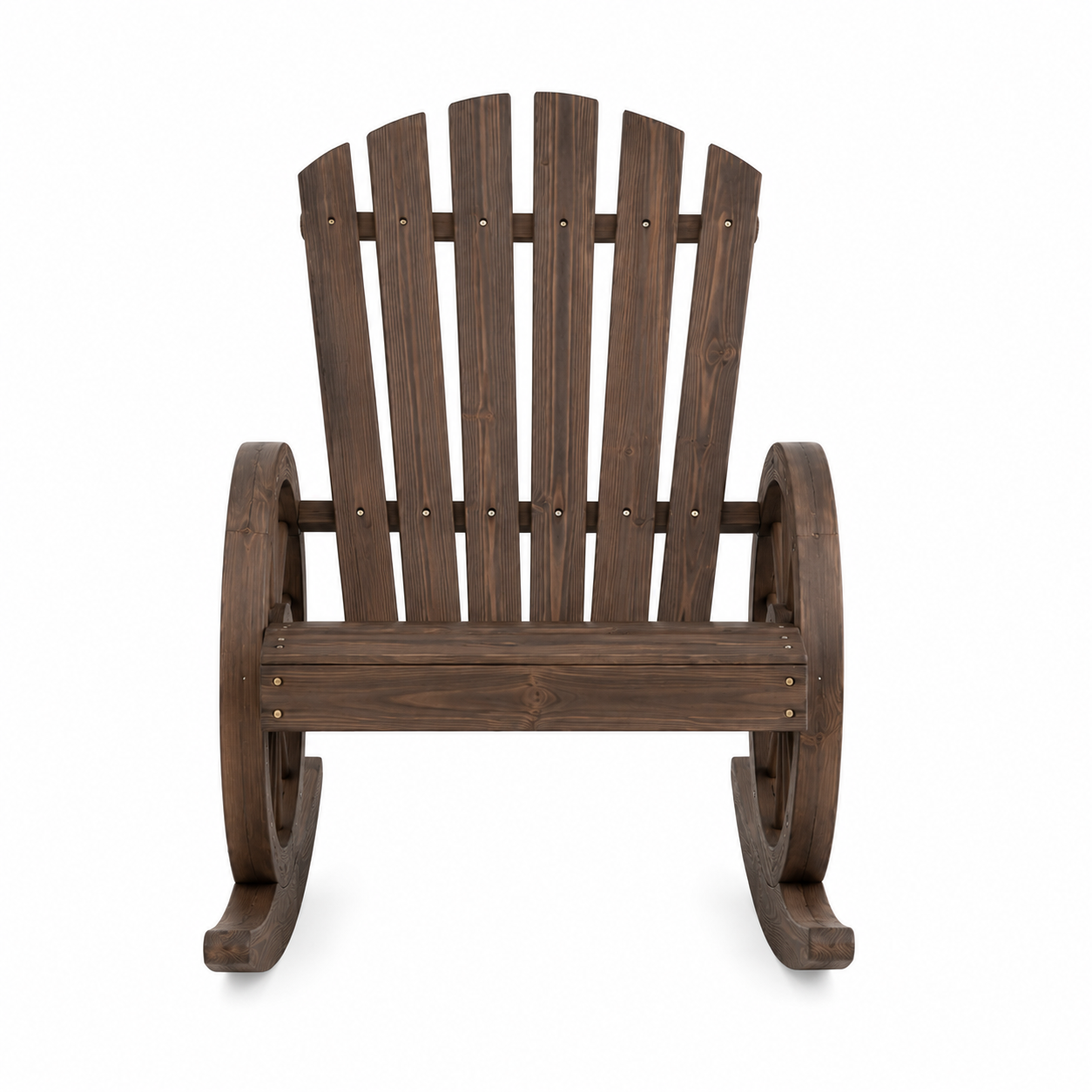 Rocking Chair WOODY en bois de sapin – détail du tissu