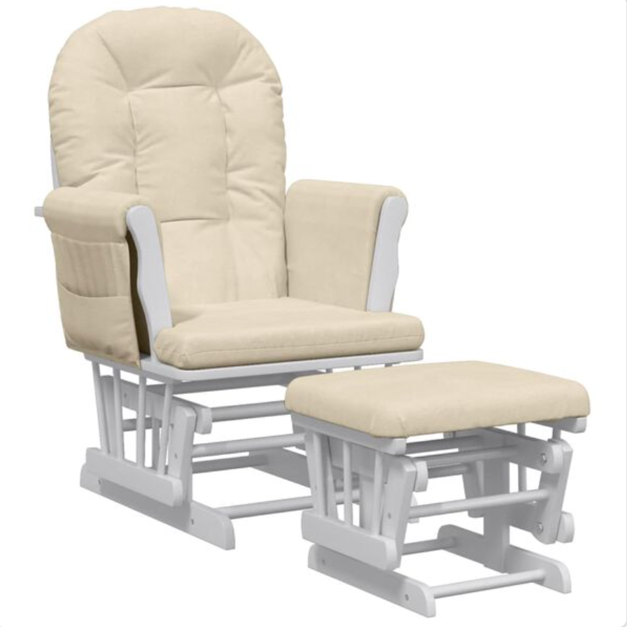 Rocking Chair FUNA avec repose-pied