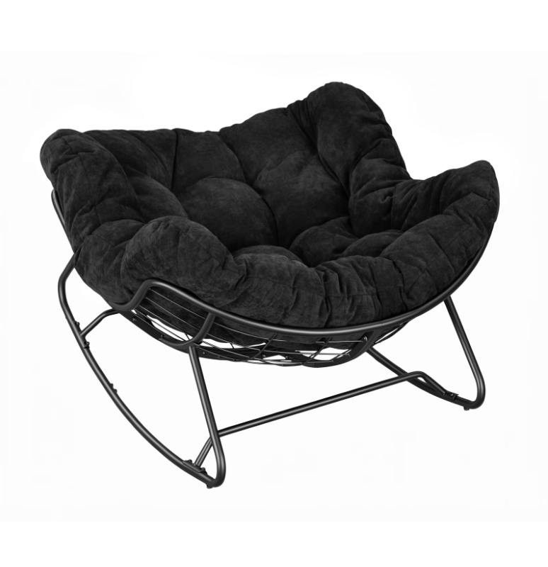 Rocking Chair OVIA Moelleux en métal