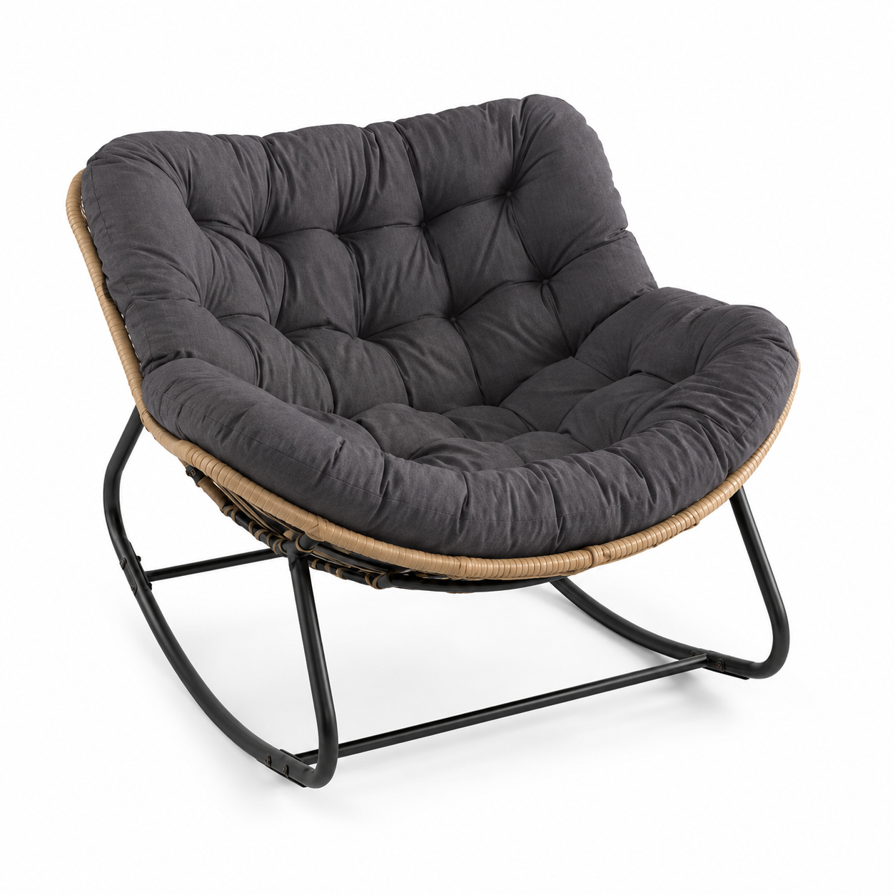 Rocking Chair NIKO en rotin