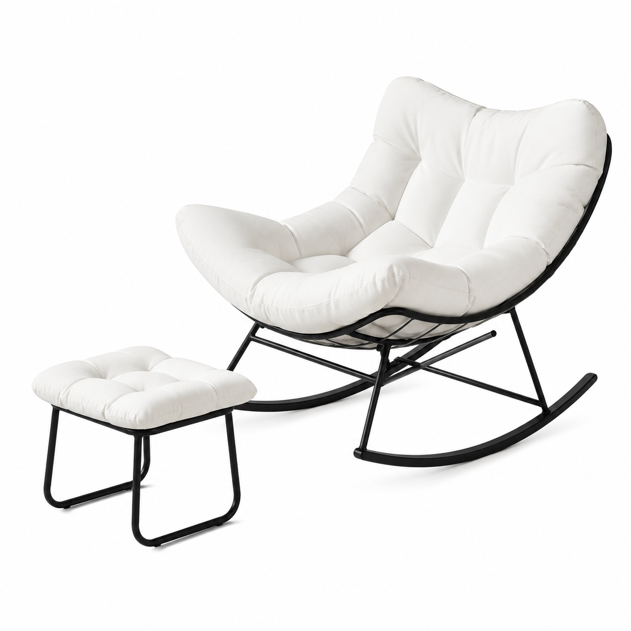 Rocking Chair ORSO en acier