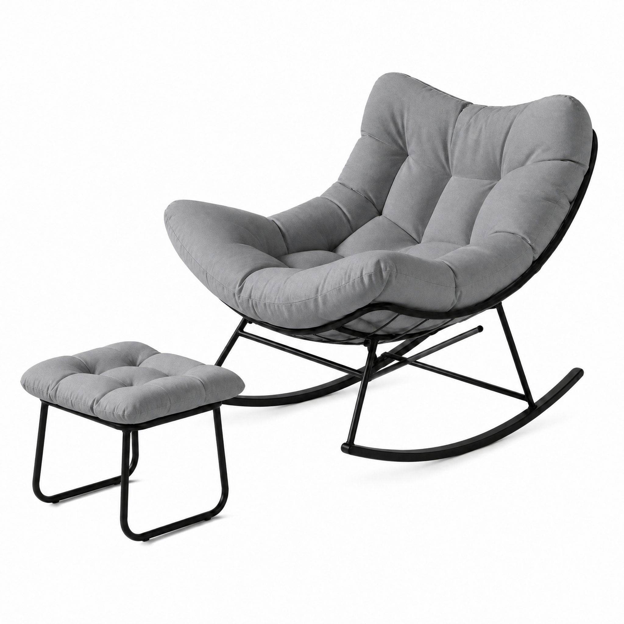 Rocking Chair ORSO en acier