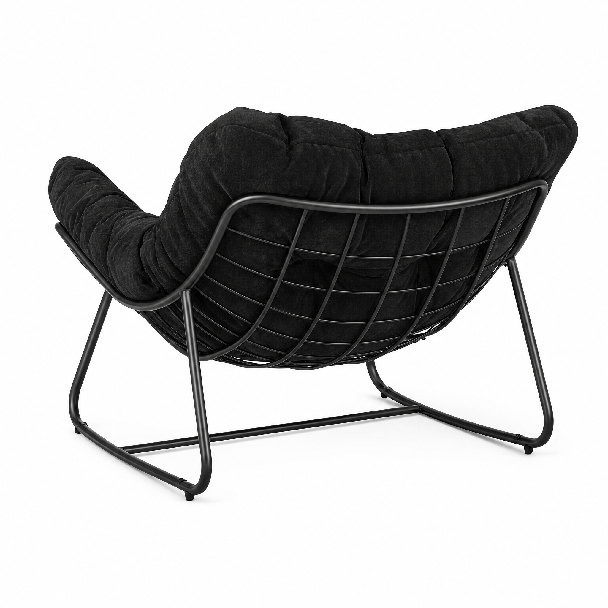 Rocking Chair OVIA Moelleux en métal