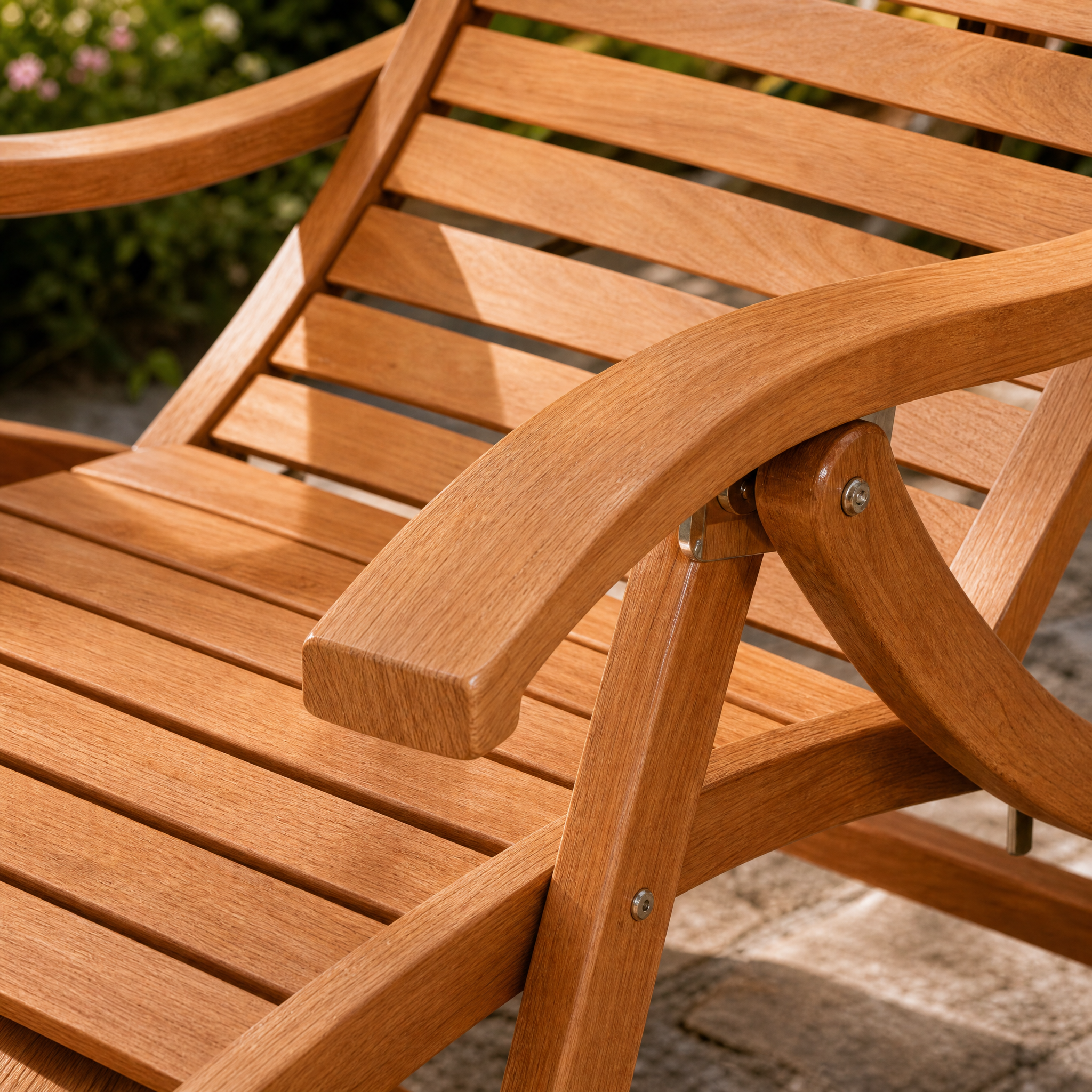 Rocking Chair TAKU en bambou ciré