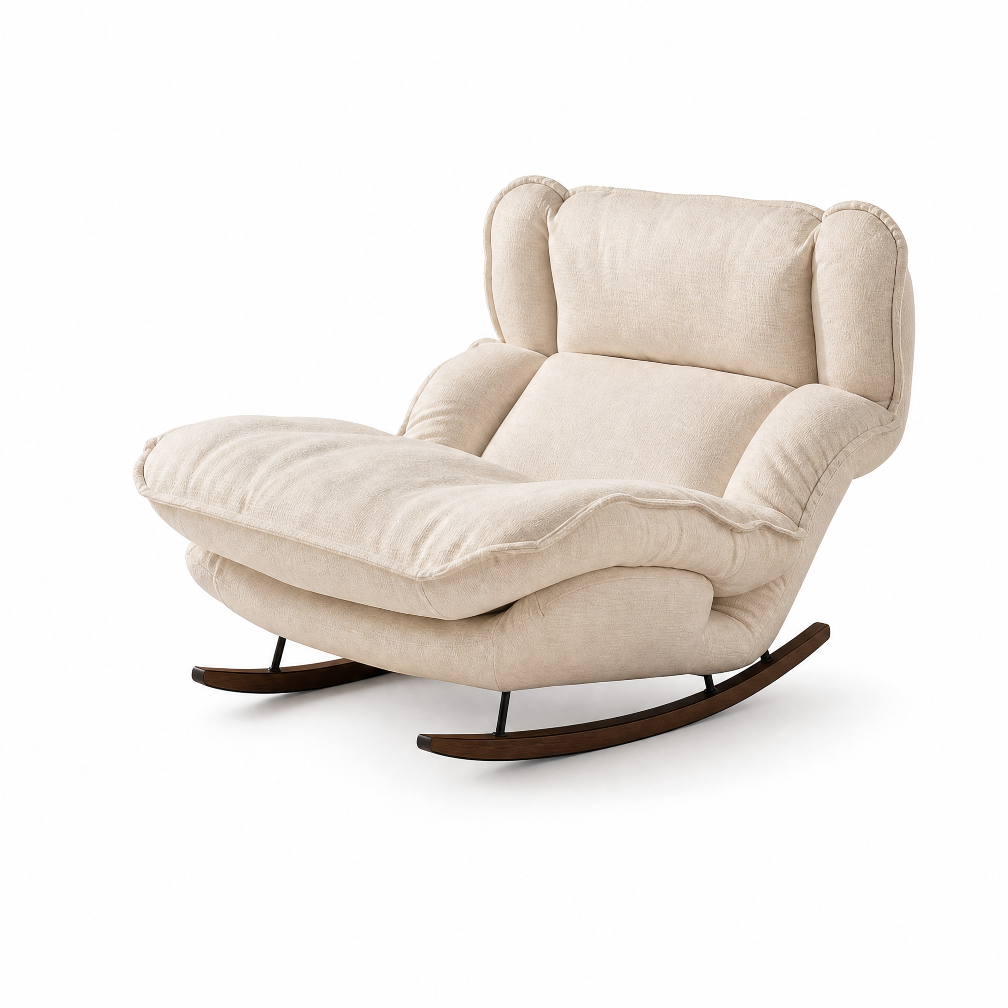 ROVA - Rocking chair tissu