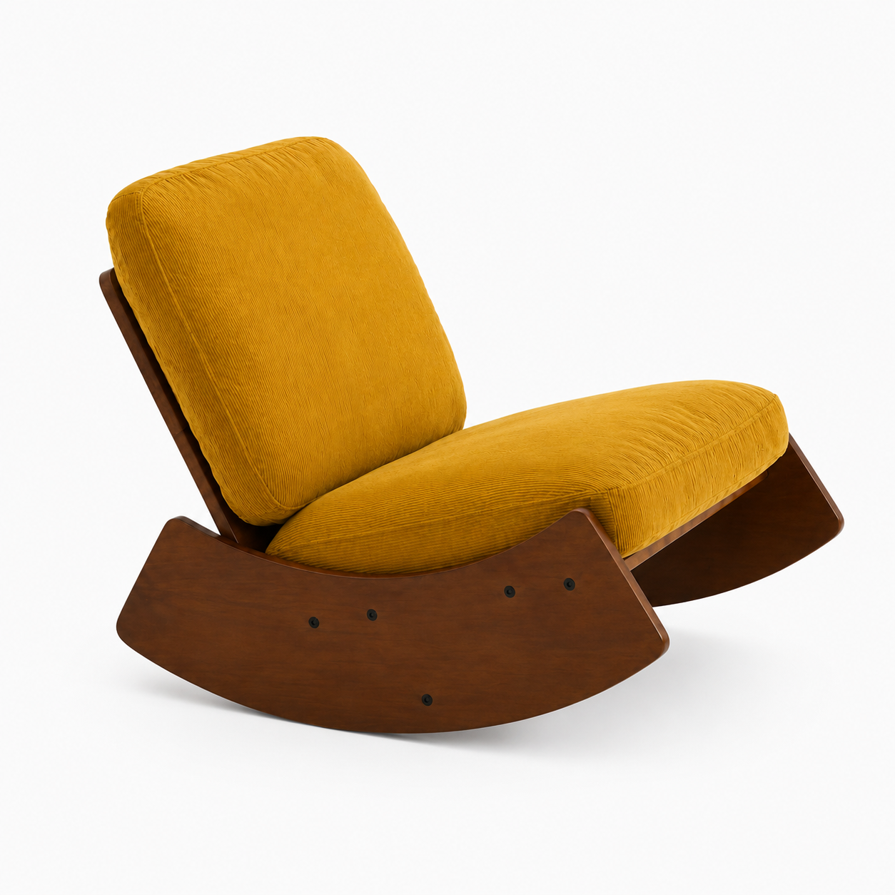Rocking Chair KANO en velours côtelé – vue d'ambiance