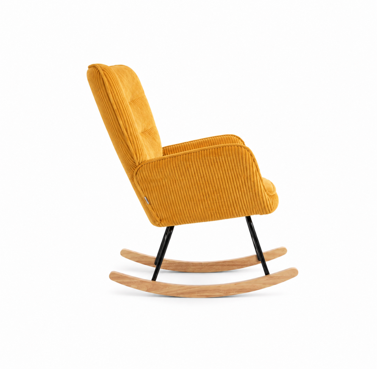 Rocking Chair SOLO en velours côtelé – vue arrière