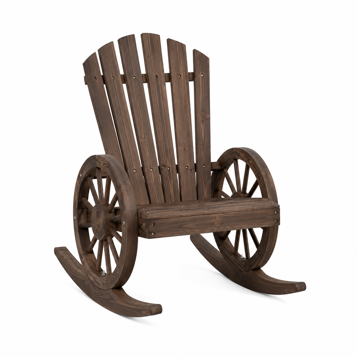 Rocking Chair WOODY en bois de sapin – vue d'ambiance