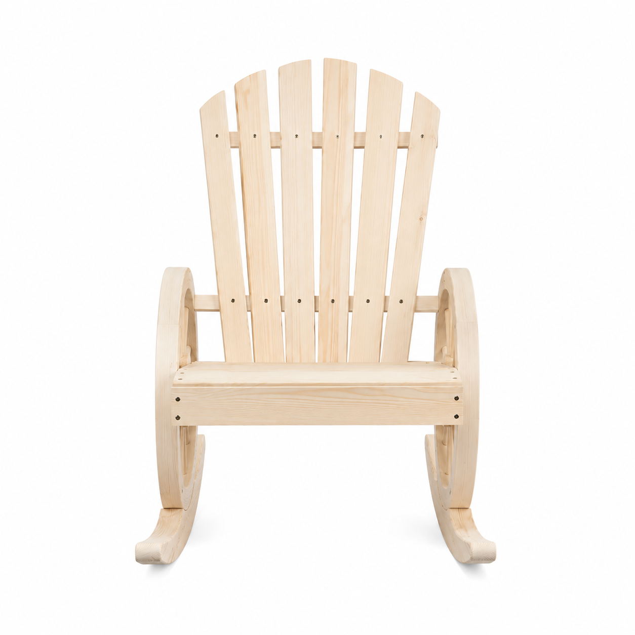 Rocking Chair WOODY en bois de sapin – vue de profil