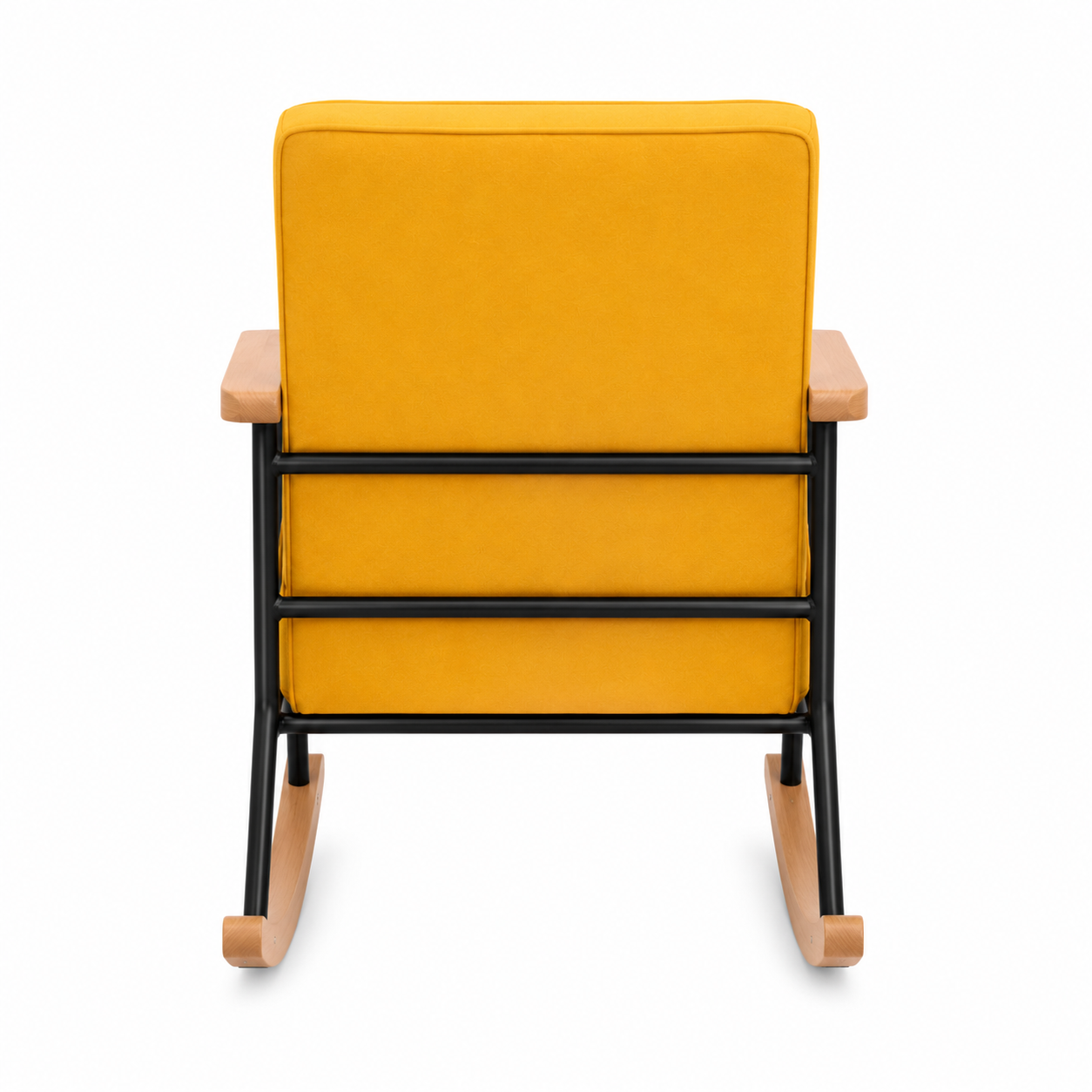 Rocking Chair YELO en coton-lin – détail de l'assise